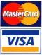 We accept Visa and Mastercard